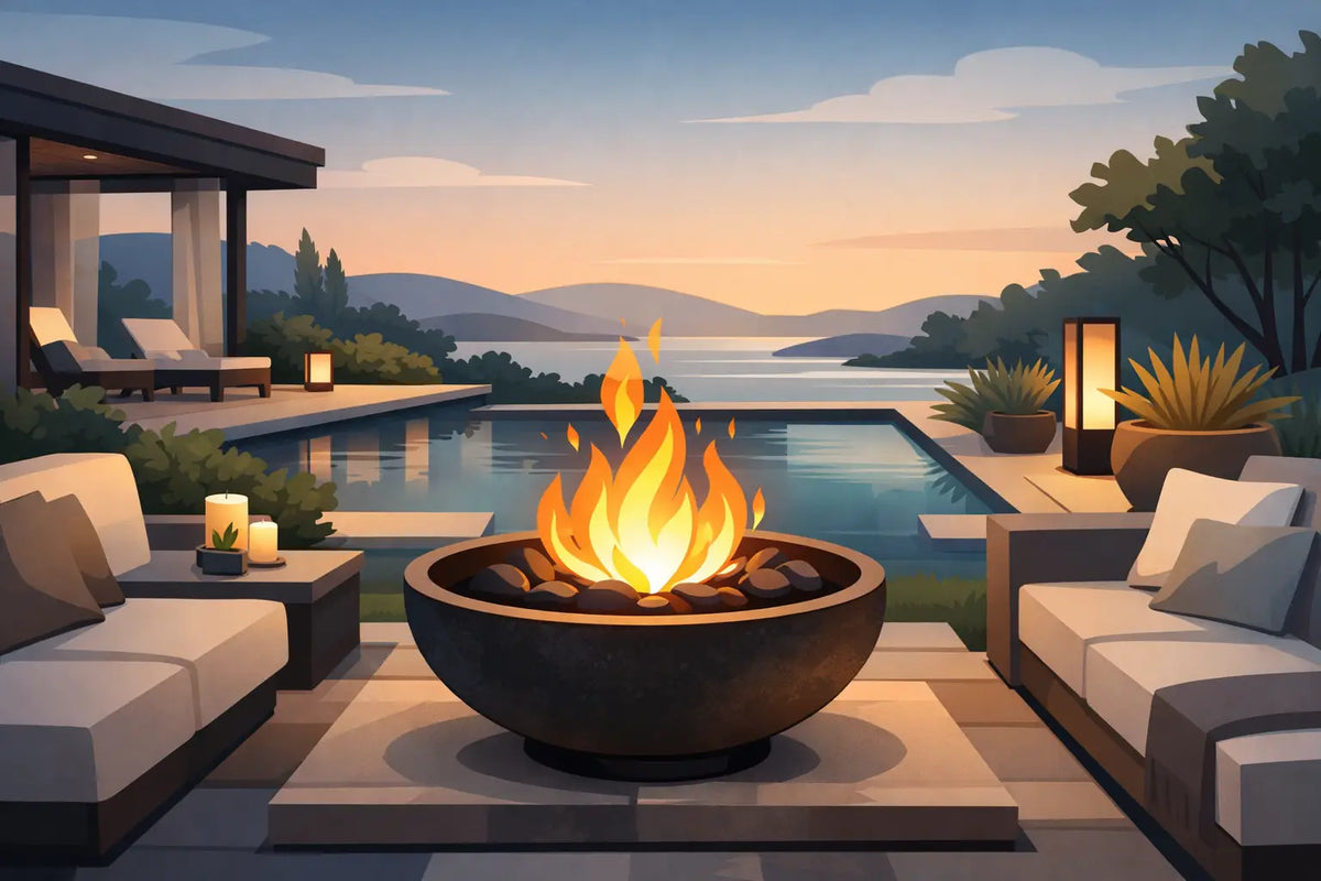 Fire Bowls for a Refined Outdoor Retreat