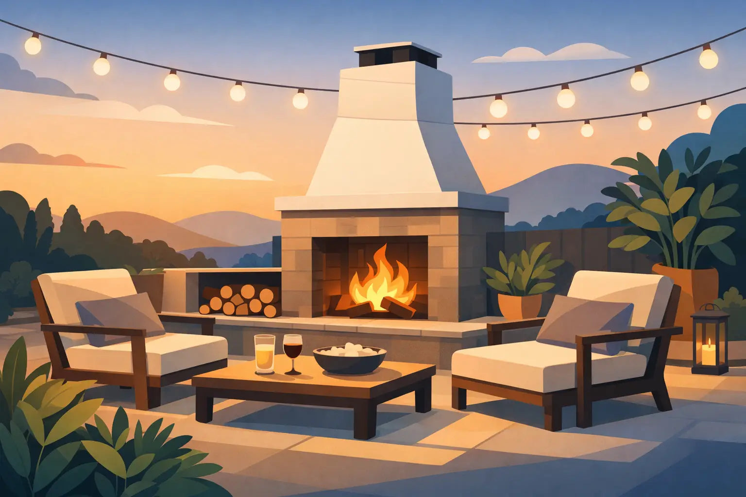Outdoor Fireplaces That Transform Your Patio