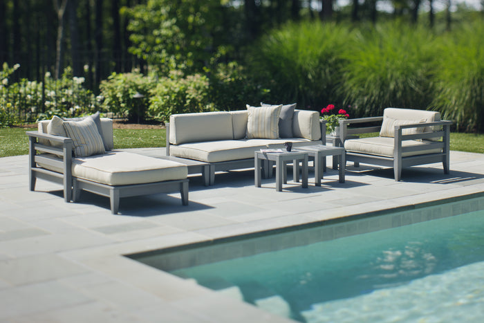 Cambridge Coffee Table Ottoman – Outdoor Patio Table with Dual Use
