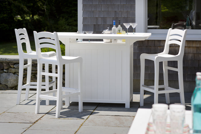Seaside Portsmouth 61″ Rectangular EnviroWood Outdoor Party Bar