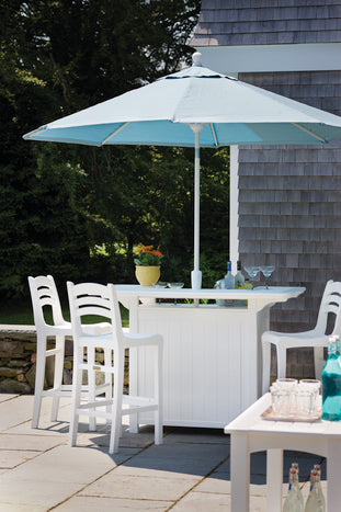 Seaside Portsmouth 61″ Rectangular EnviroWood Outdoor Party Bar