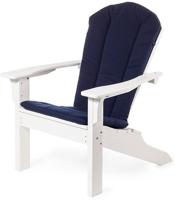 Seaside Adirondack Shellback Chair – Classic Outdoor Patio Lounge Chair