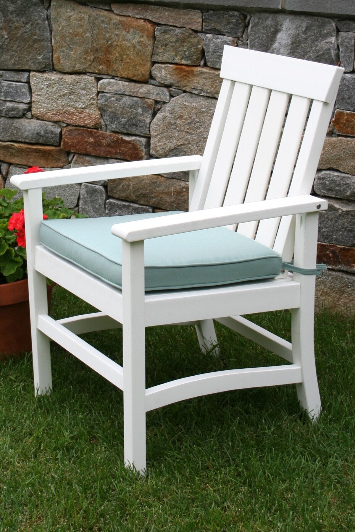Seaside Hampton Dining Chair – Elegant Outdoor Patio Seating