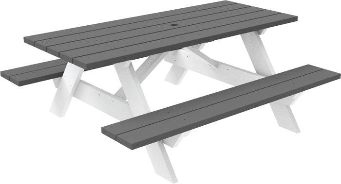 Seaside Traditional 72″ Rectangular - Outdoor Picnic Table