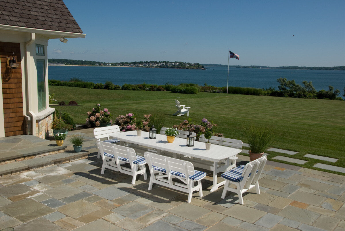Seaside Portsmouth 48″ Rectangular EnviroWood Outdoor Dining Bench