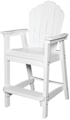 Seaside Adirondack Classic Bar Chair – Outdoor Bar Height Seating