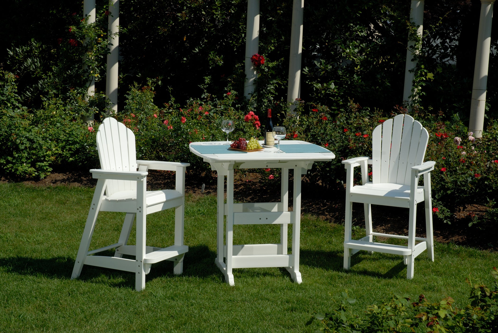 Seaside Adirondack Classic Bar Chair – Outdoor Bar Height Seating
