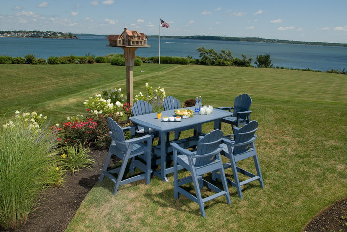 Seaside Adirondack Classic Bar Chair – Outdoor Bar Height Seating