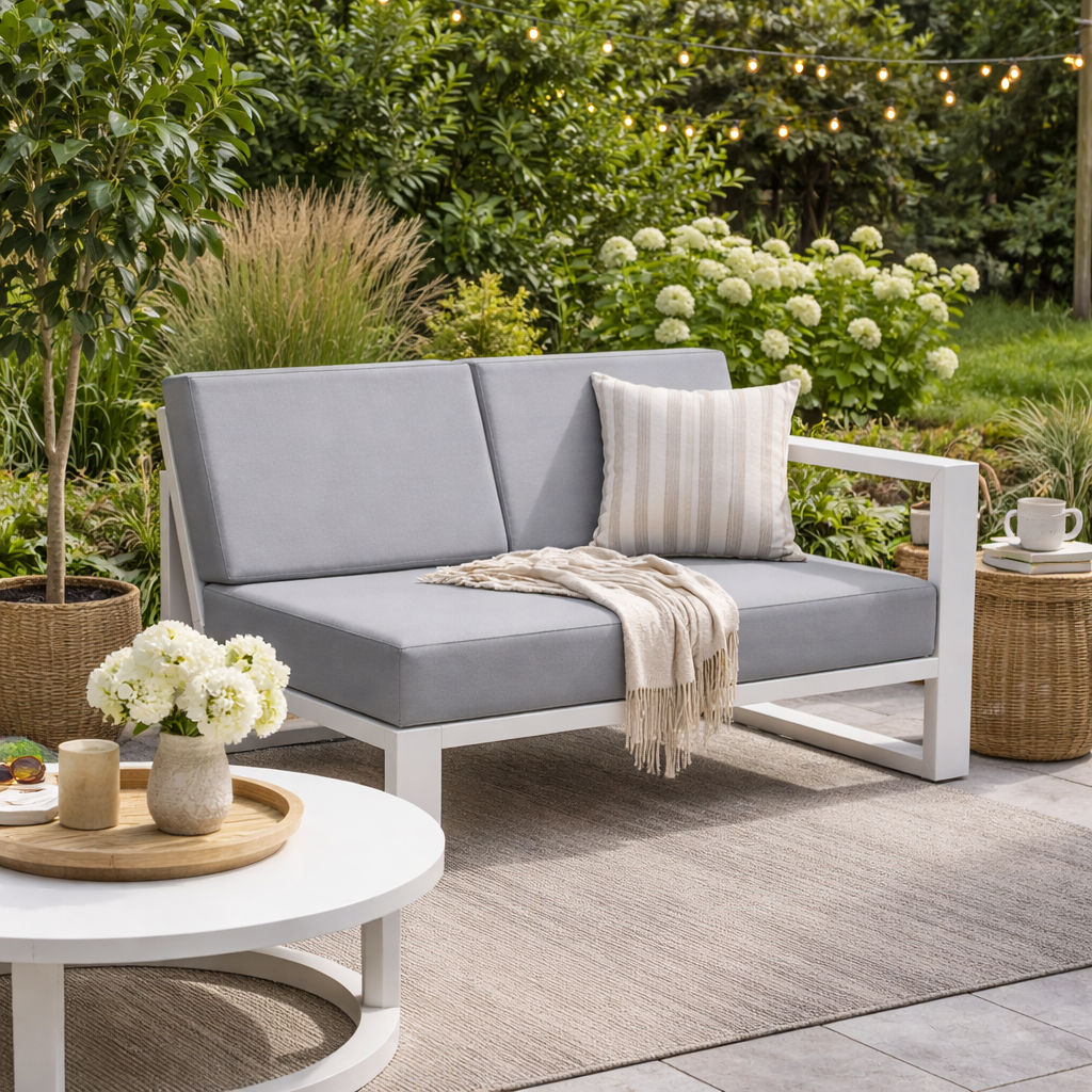 Seaside MIA Double Right Arm Section – Outdoor Patio Modular Seating