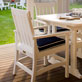 Seaside Hampton Dining Chair – Elegant Outdoor Patio Seating