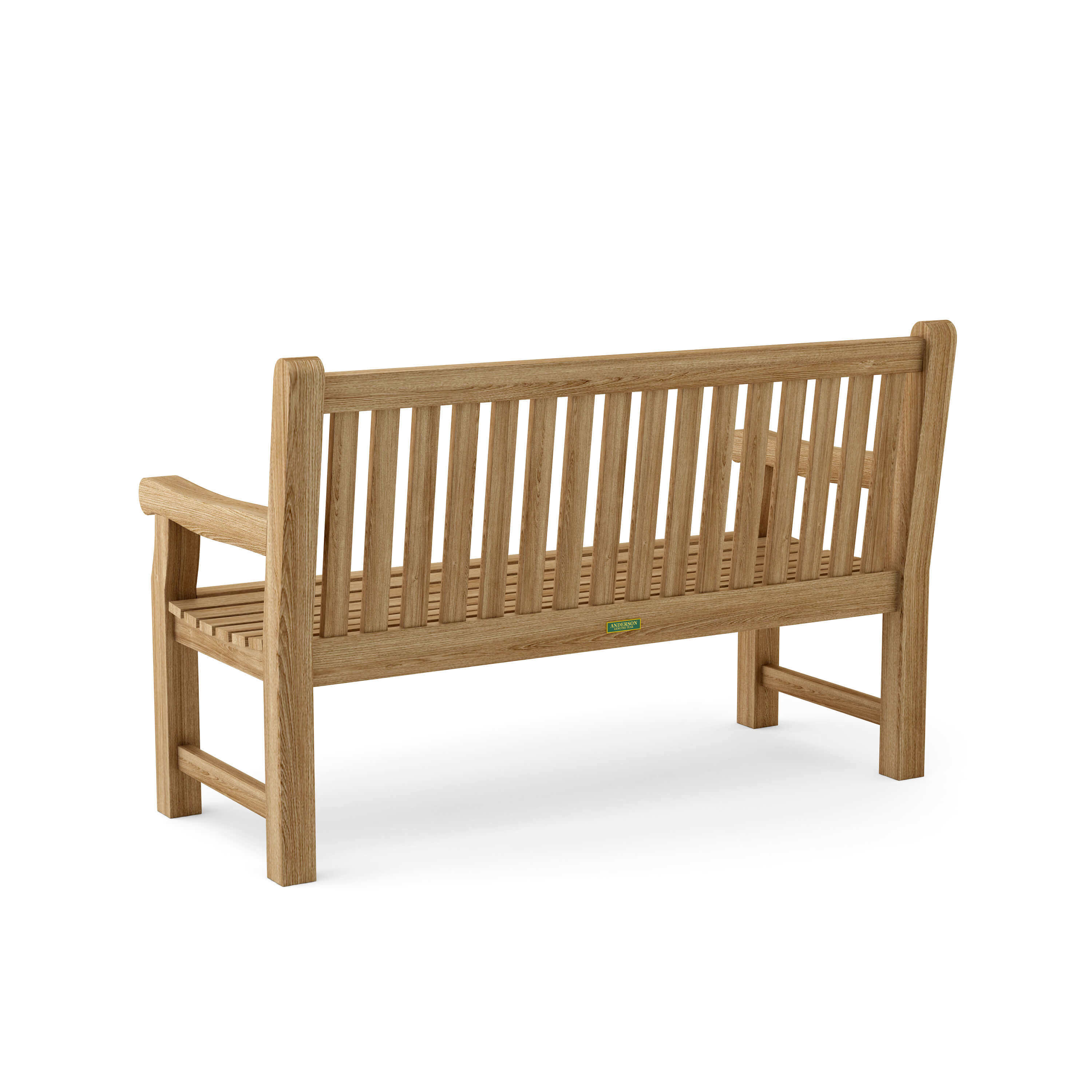Anderson Teak Devonshire 3-Seater Extra Thick Bench – Solid Teak Outdoor Garden Bench