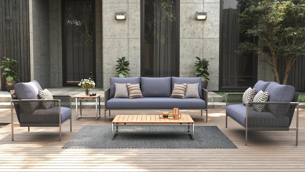 Snix Square Corner Table - Ambiance Image~~