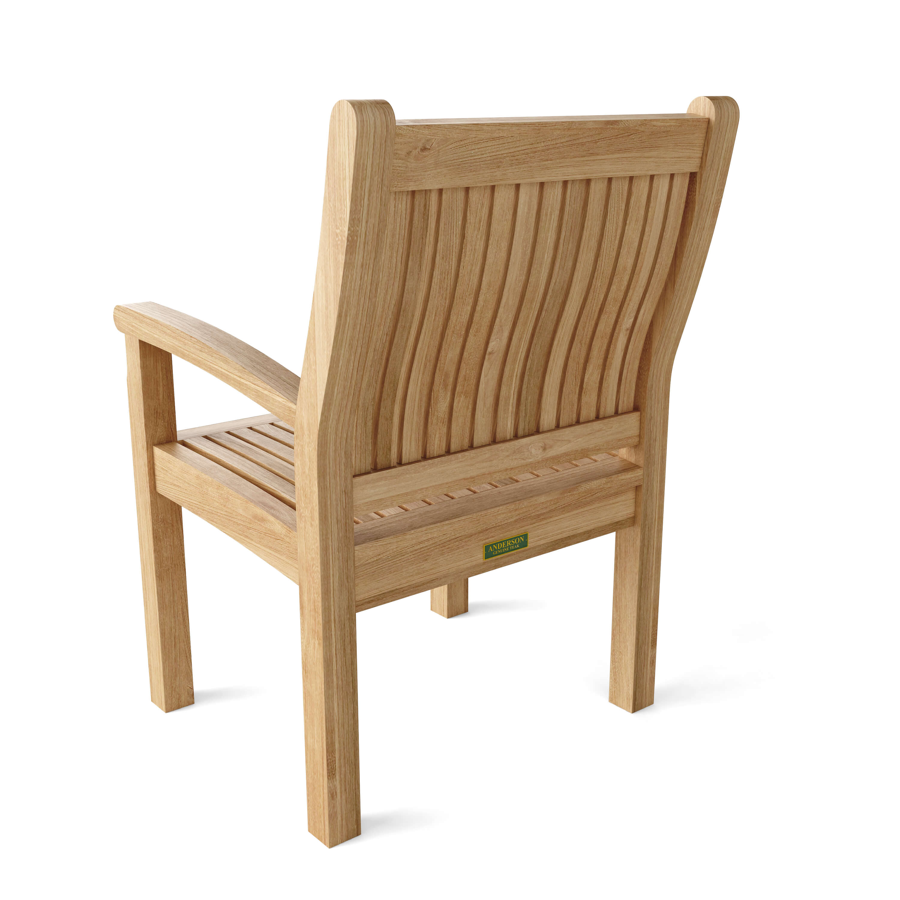 Anderson Teak Sahara Dining Armchair – Solid Teak Outdoor Dining Seating
