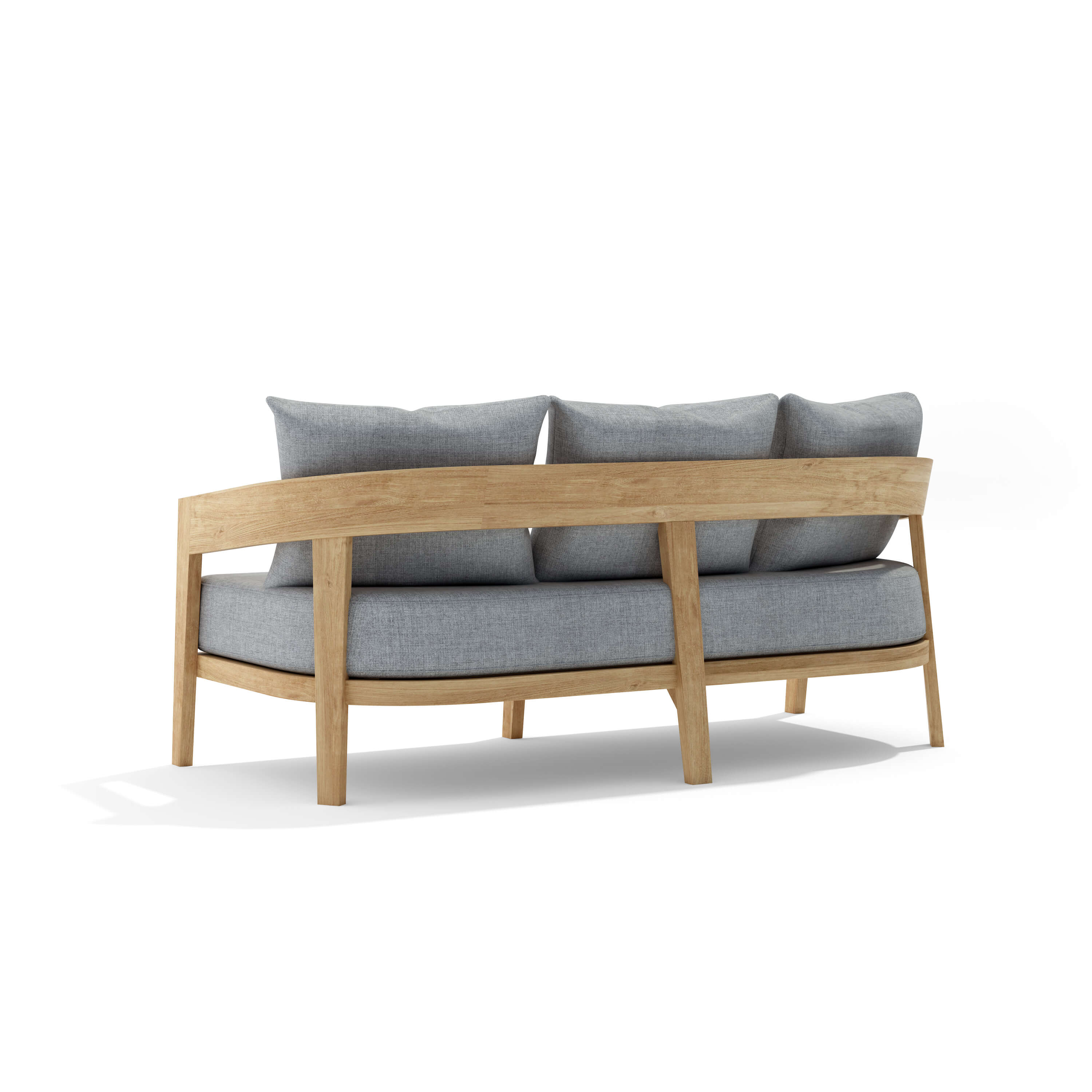 Anderson Teak Toscana 4-Piece Deep Seating Set – Premium Teak Outdoor Patio Sofa & Swivel Lounge Set with Sunbrella Cushions