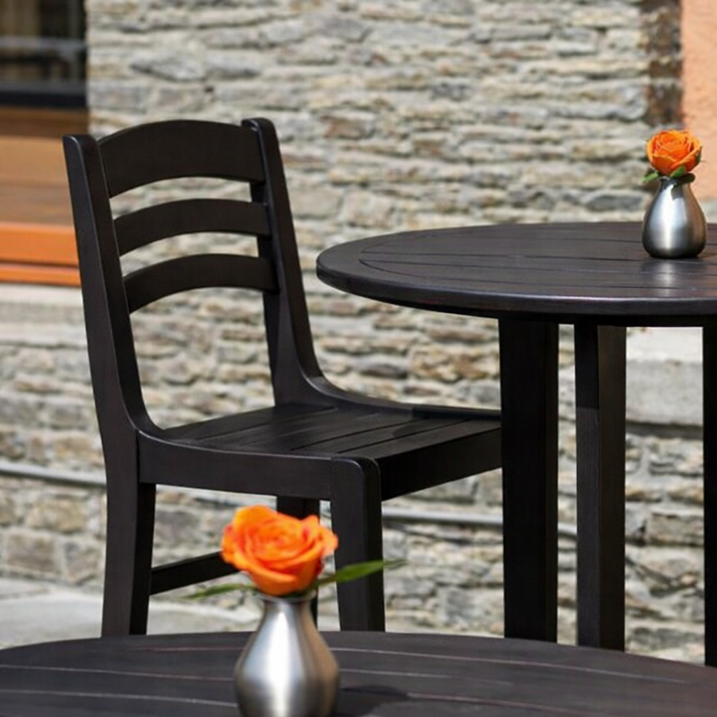 Seaside Charleston Bar Chair – Elegant Outdoor Bar Height Seating
