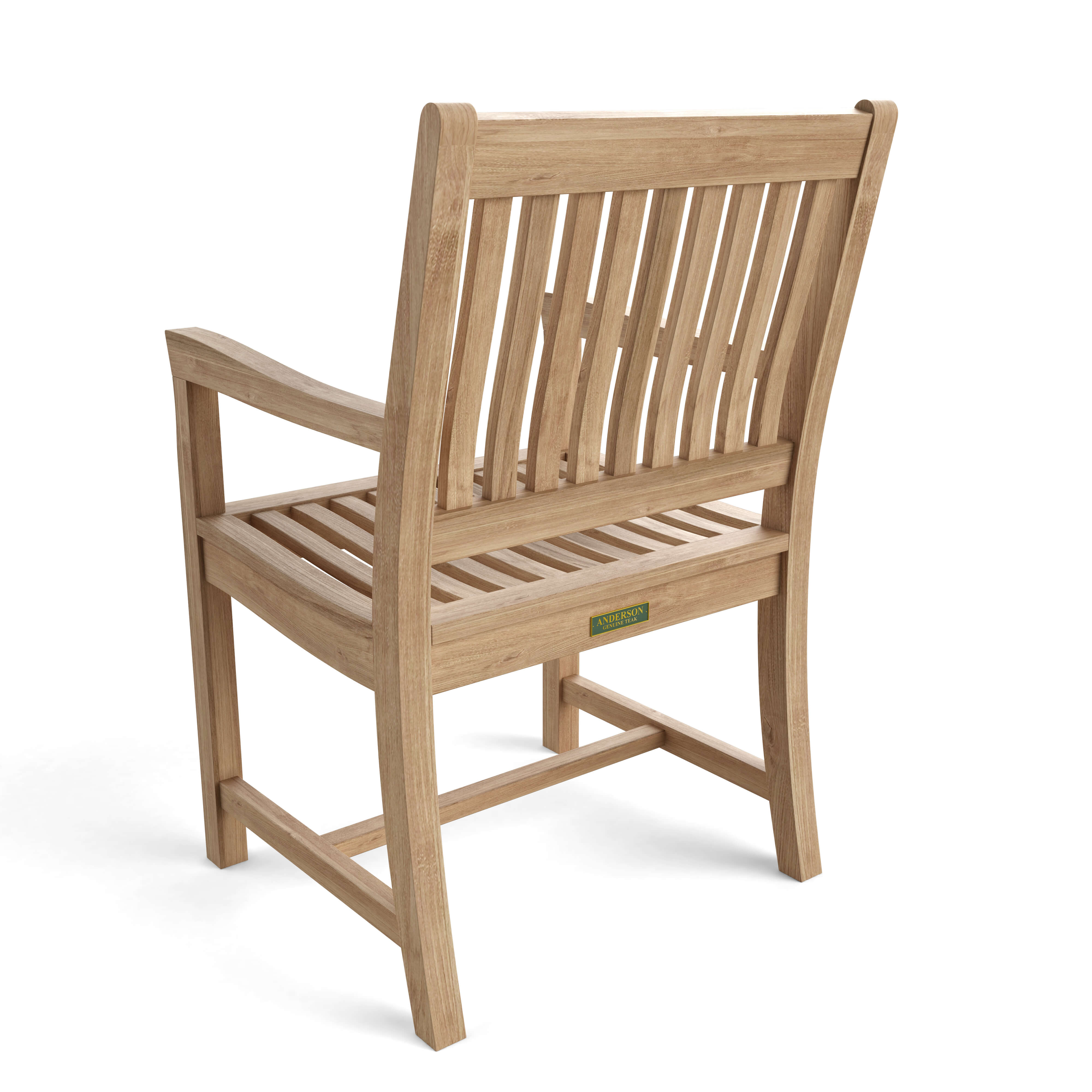 Anderson Teak Rialto Dining Armchair – Solid Teak Outdoor Dining Seating