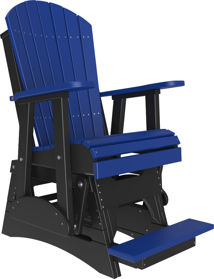 LuxCraft – 2′ Adirondack Balcony Glider – Elevated Outdoor Glider Chair