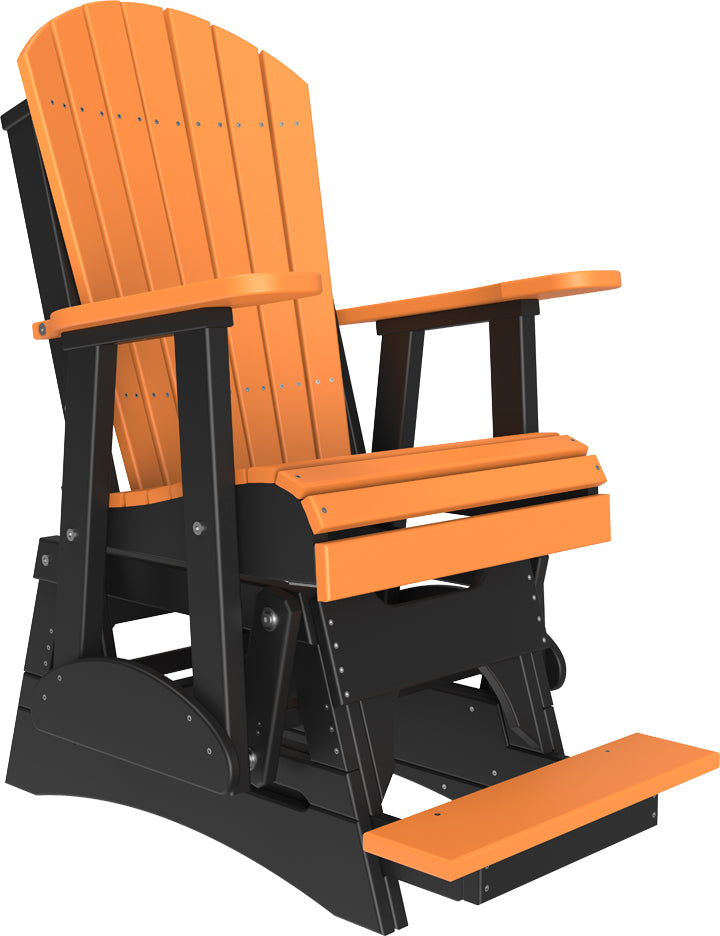 LuxCraft – 2′ Adirondack Balcony Glider – Elevated Outdoor Glider Chair