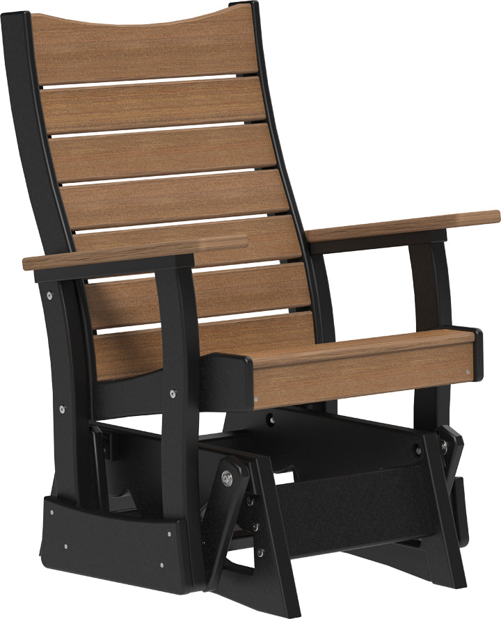 LuxCraft – 2′ Contour Glider Chair – Ergonomic Outdoor Patio Glider