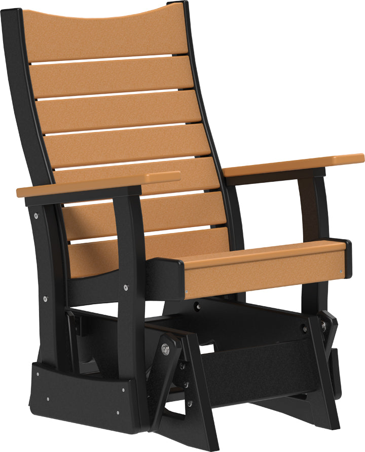 LuxCraft – 2′ Contour Glider Chair – Ergonomic Outdoor Patio Glider