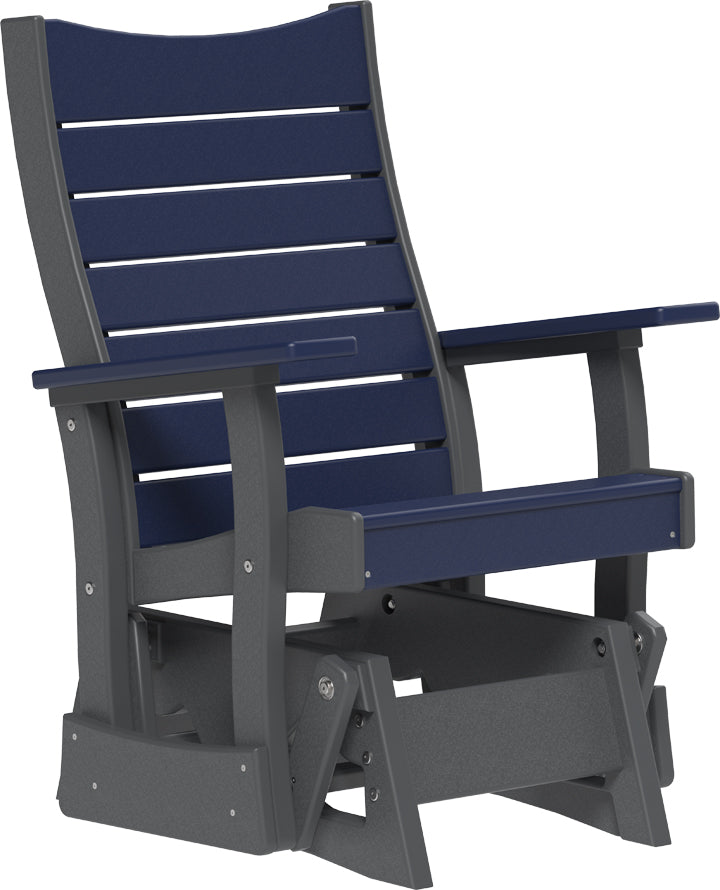 LuxCraft – 2′ Contour Glider Chair – Ergonomic Outdoor Patio Glider