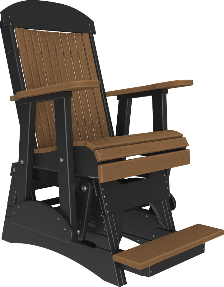 LuxCraft – 2′ Classic Balcony Glider Chair – Elevated Outdoor Patio Glider