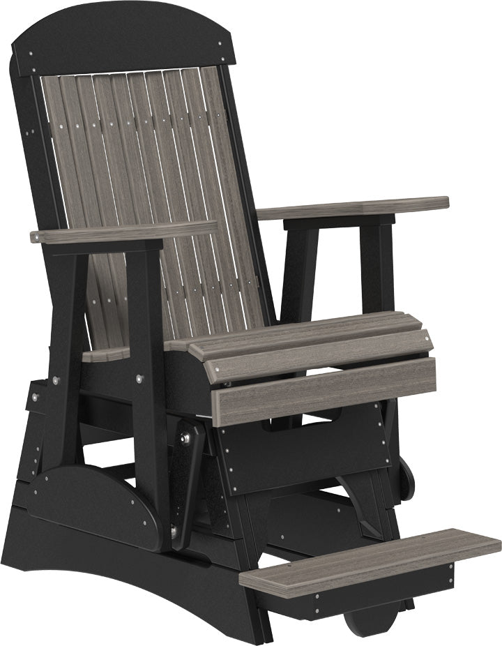 LuxCraft – 2′ Classic Balcony Glider Chair – Elevated Outdoor Patio Glider