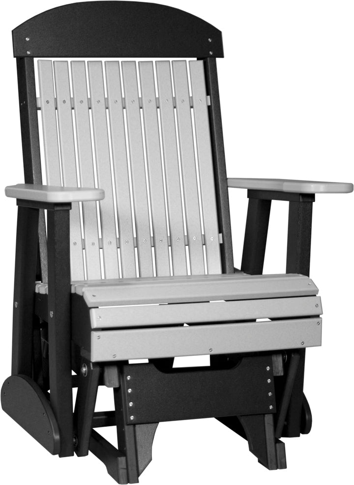 LuxCraft – 2′ Classic Glider Chair – Smooth Outdoor Patio Glider Seat