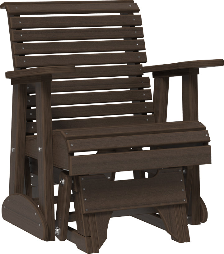 LuxCraft – 2′ Plain Glider Chair – Classic Outdoor Patio Glider Seat