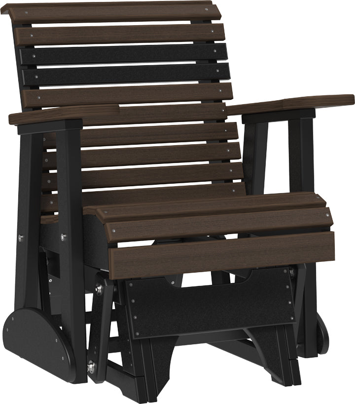 LuxCraft – 2′ Plain Glider Chair – Classic Outdoor Patio Glider Seat