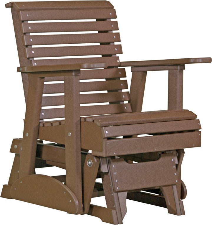 LuxCraft – 2′ Plain Glider Chair – Classic Outdoor Patio Glider Seat