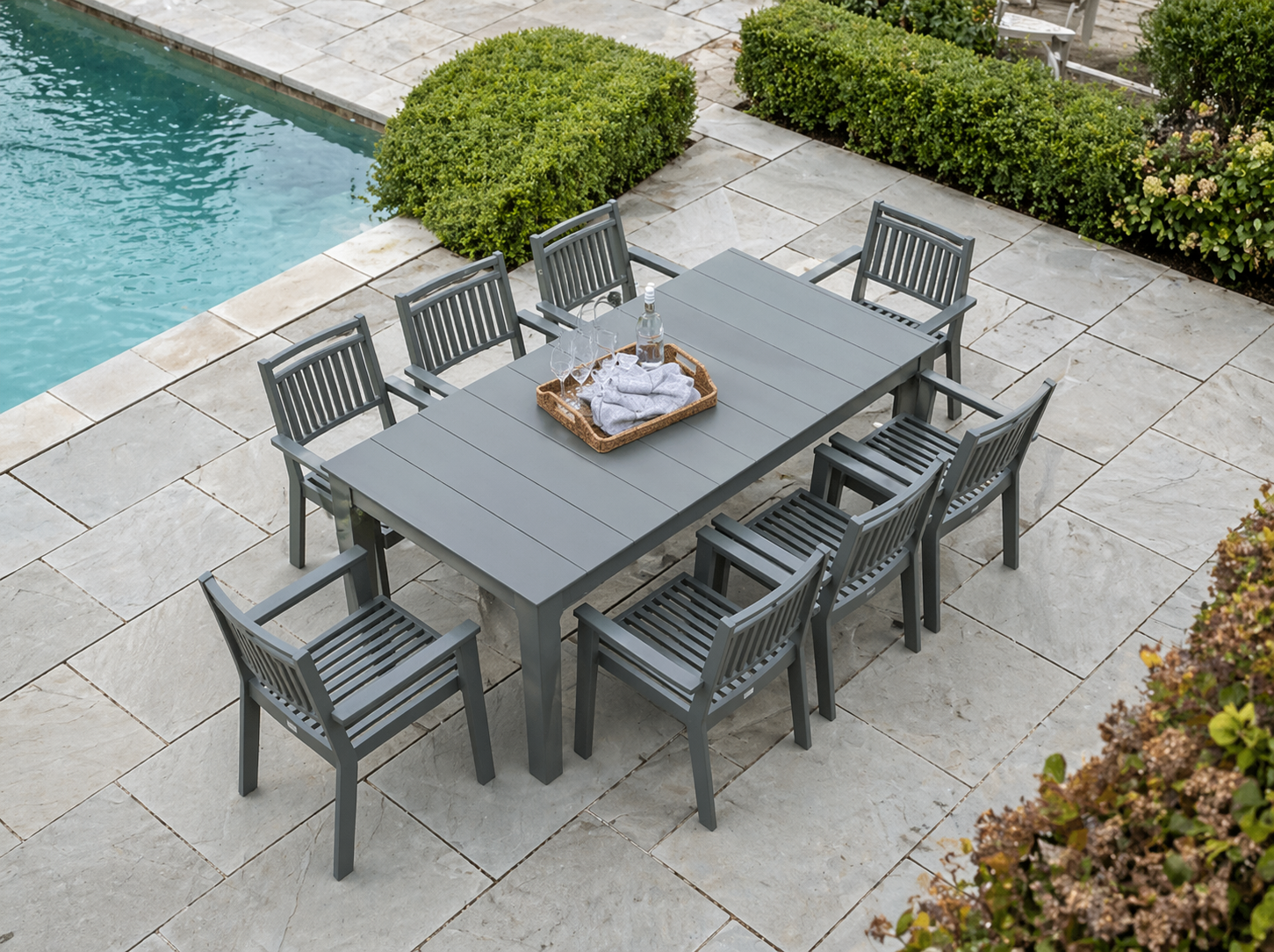 Seaside SUR 88″ Rectangular Outdoor Dining Table
