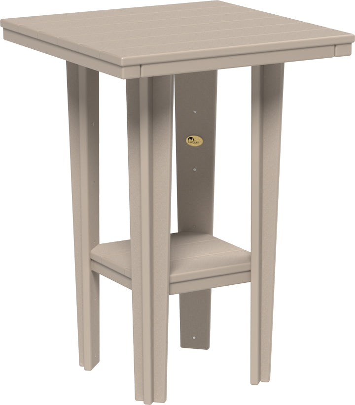 LuxCraft – 30″ Square Bistro Table – Compact Outdoor Dining Table