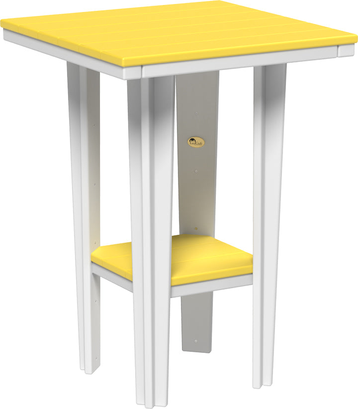 LuxCraft – 30″ Square Bistro Table – Compact Outdoor Dining Table