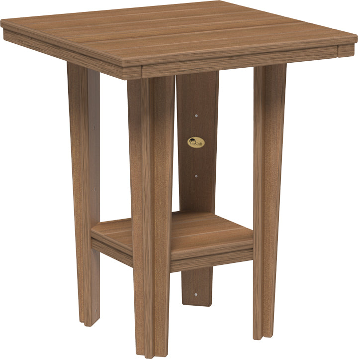 LuxCraft – 30″ Square Bistro Table – Compact Outdoor Dining Table