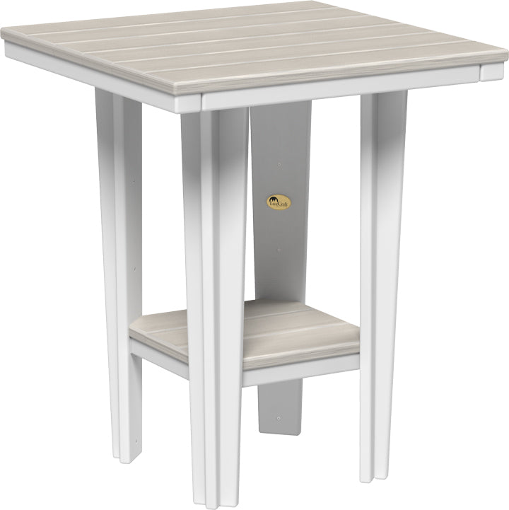 LuxCraft – 30″ Square Bistro Table – Compact Outdoor Dining Table
