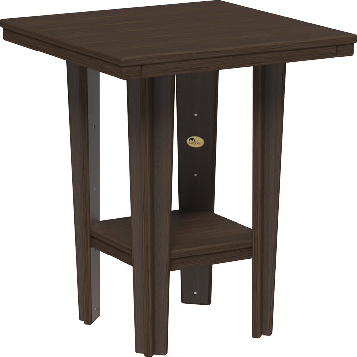 LuxCraft – 30″ Square Bistro Table – Compact Outdoor Dining Table