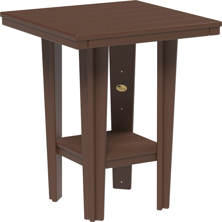 LuxCraft – 30″ Square Bistro Table – Compact Outdoor Dining Table