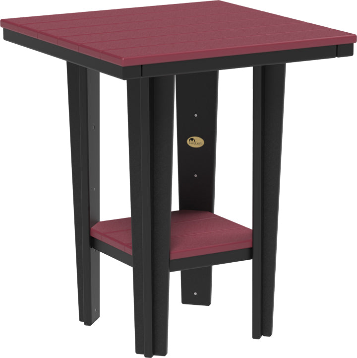 LuxCraft – 30″ Square Bistro Table – Compact Outdoor Dining Table