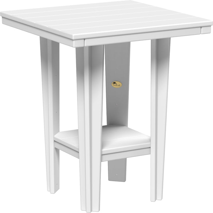 LuxCraft – 30″ Square Bistro Table – Compact Outdoor Dining Table
