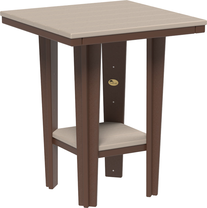 LuxCraft – 30″ Square Bistro Table – Compact Outdoor Dining Table
