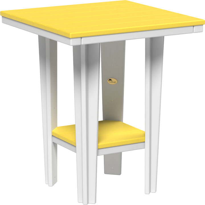 LuxCraft – 30″ Square Bistro Table – Compact Outdoor Dining Table