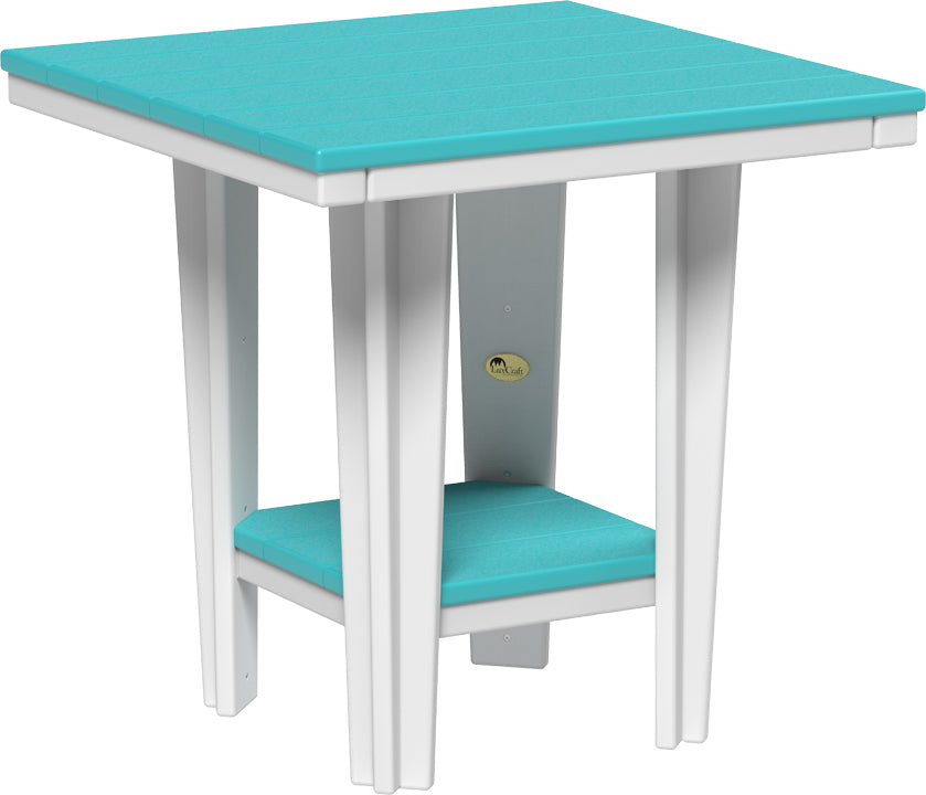 LuxCraft – 30″ Square Bistro Table – Compact Outdoor Dining Table