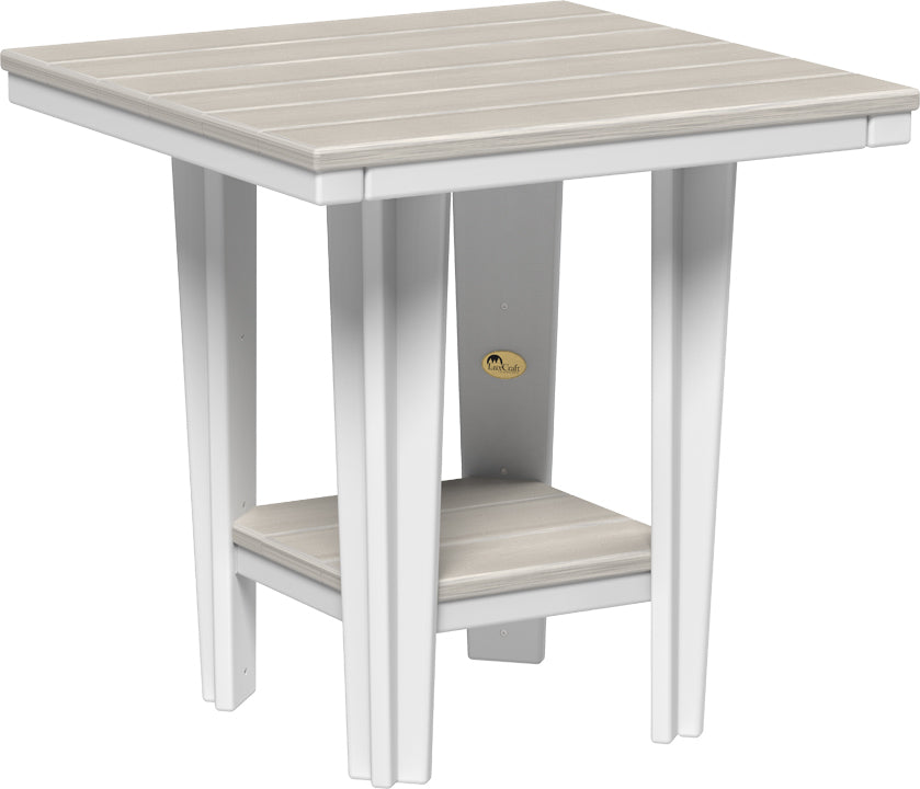 LuxCraft – 30″ Square Bistro Table – Compact Outdoor Dining Table
