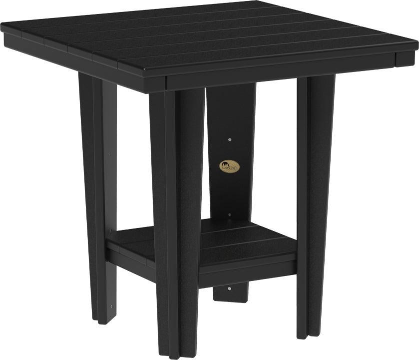 LuxCraft – 30″ Square Bistro Table – Compact Outdoor Dining Table