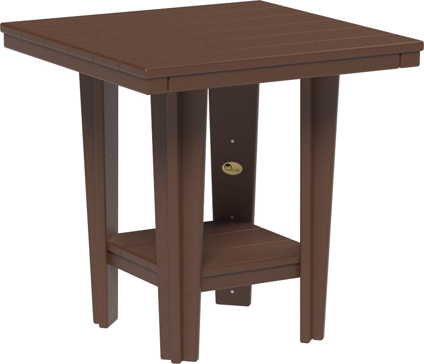LuxCraft – 30″ Square Bistro Table – Compact Outdoor Dining Table