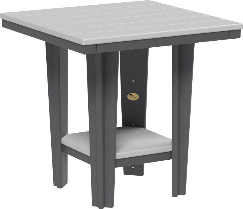 LuxCraft – 30″ Square Bistro Table – Compact Outdoor Dining Table