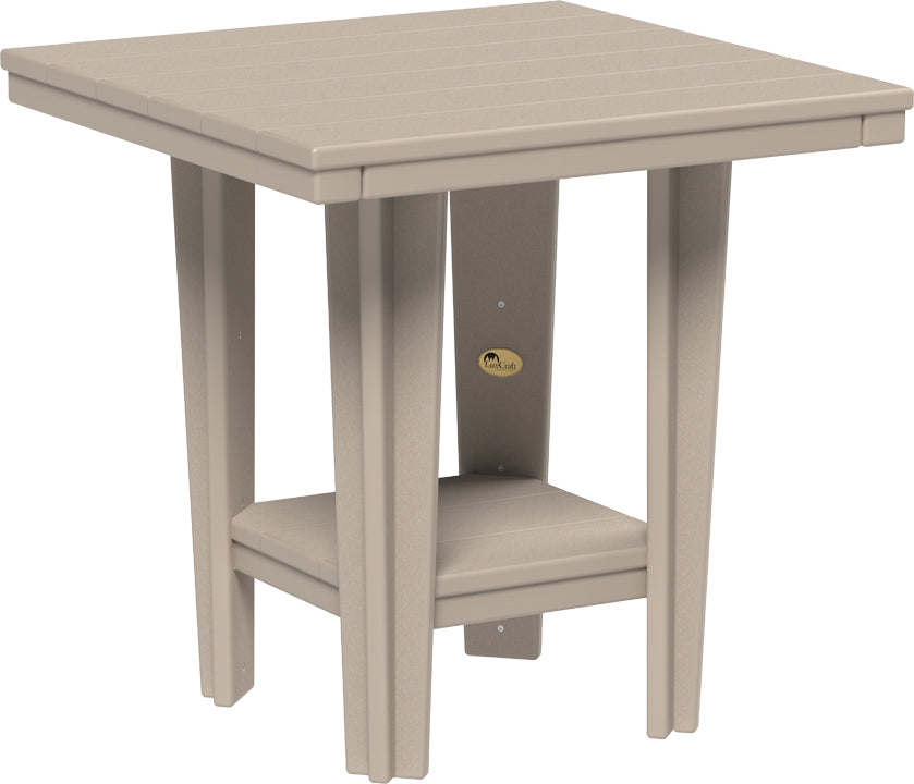 LuxCraft – 30″ Square Bistro Table – Compact Outdoor Dining Table