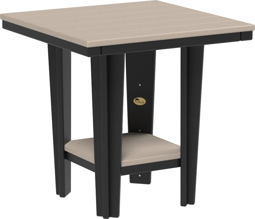 LuxCraft – 30″ Square Bistro Table – Compact Outdoor Dining Table