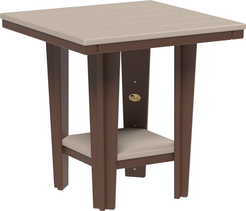 LuxCraft – 30″ Square Bistro Table – Compact Outdoor Dining Table